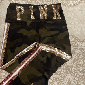 Sequin yoga leggings